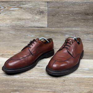 Allen Edmonds Ashton 1628 Brown Leather Split Toe Oxford Shoes Men's Size 10.5